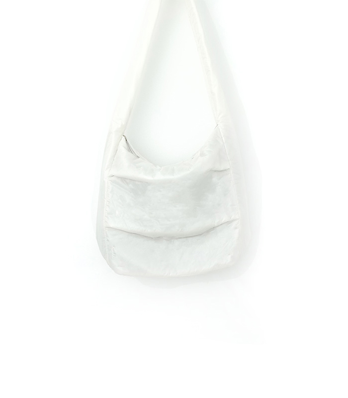 Bessette Shoulder Bag (+STRAP)_Sand crinkle